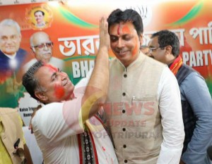 মূখ্যমন্ত্রী হতে চলেছেন বিপ্লব কুমার দেব
