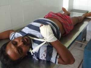 সি পি আই (এম) নেতা প্রদীপ দেবনাথ। 